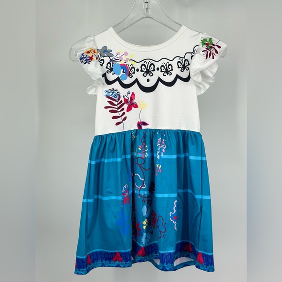 Girls Encanto Cosplay Isabella Dress - Picture 1 of 4